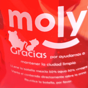 limpia orines para perros 460 ml moly | eliminador de olores y manchas para el hogar