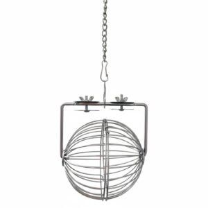 bola de heno metalica roedor 15 cm