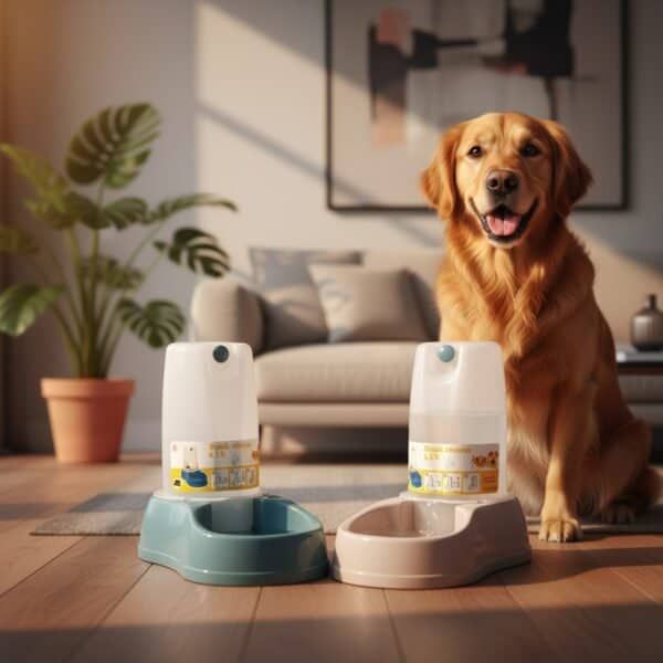 (2) Bebedero para mascotas con capacidad de 6,5 litros, ideal para perros pequeños y grandes.