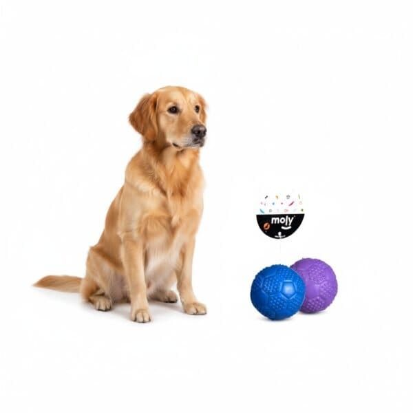 pelota caucho c/ sonido 5 cm