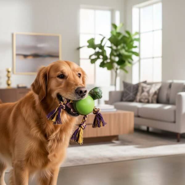 mordedor cocodrilo para perros 21 cm moly | juguete resistente y estimulante