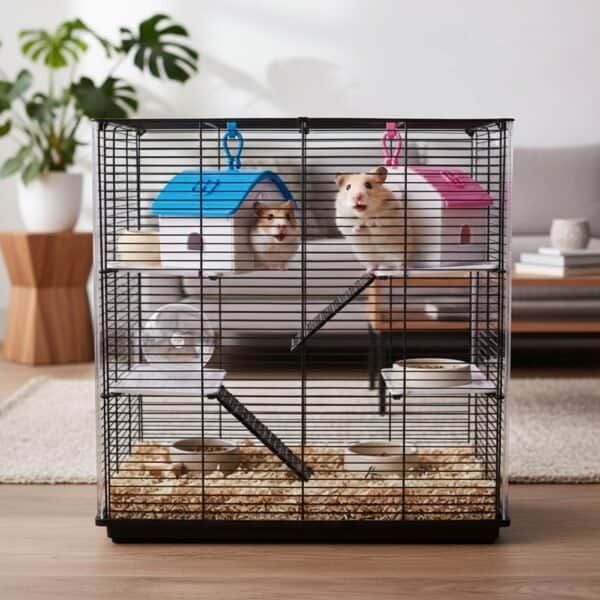 casita hamster plastico