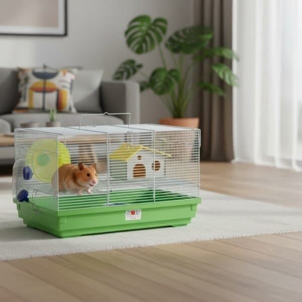 jaula hamster 1 piso 47 x 30 x 27 cm.