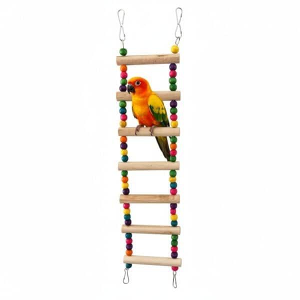 juguete interactivo escalera pasarela madera colores 10x46 cm