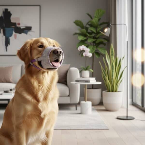 bozal deluxe moly lila talla s | suave, transpirable y ajustable para perros pequeños