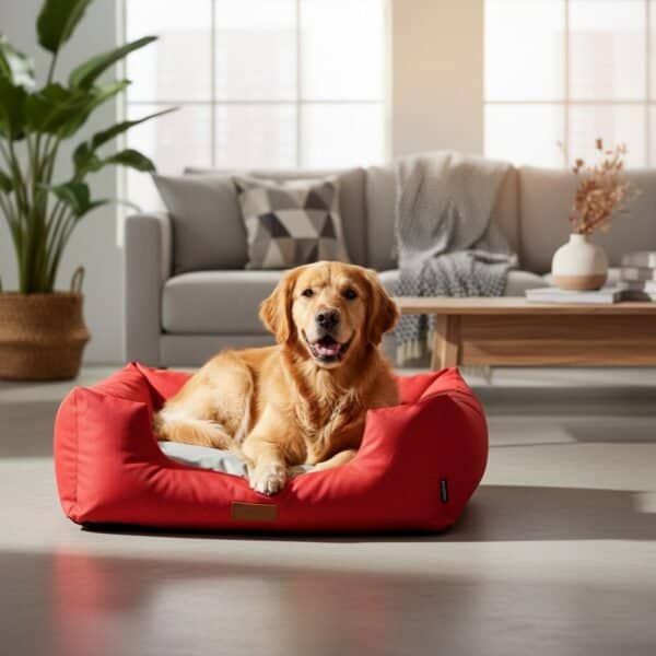 cuna rect. waterproof rojo t 3 75*63*24