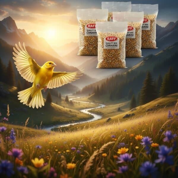 raff quality mix canarini 900g 4 unidades