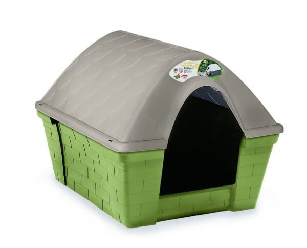 caseta para perro happy stefanplast grande 96x78x73 cm – resistente para exterior perros raza grande