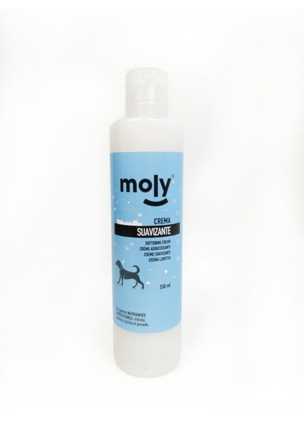 Crema suavizante para perros, hidratante y desenredante, 250 ml, cuidado del pelo seco y enredado.