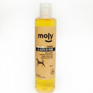 Aceite de visón para perros Yorkshire, brillo y suavidad.