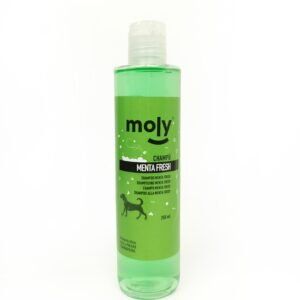 Champú Menta Fresh para perros, limpieza refrescante y suave para todas las razas.