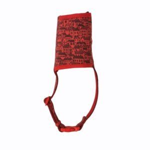 bozal deluxe casitas rojas talla m moly | suave, transpirable y ajustable para perros medianos
