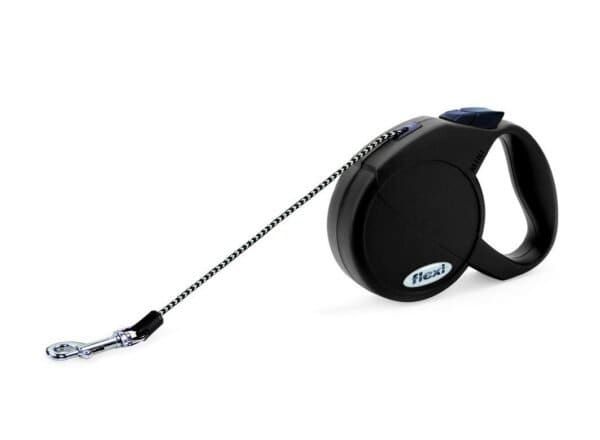 Correa extensible para perros pequeños, ligera, segura y resistente de 3 metros con cordón elástico. Ideal para caminar con confianza.