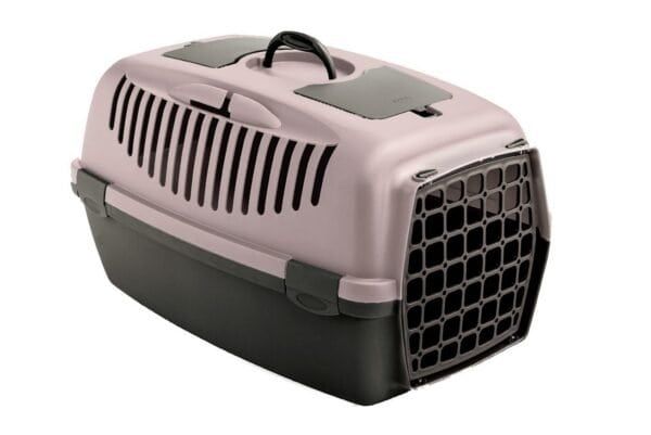 transportín gulliver n.º 2 55×36×35 cm | transportín de plástico resistente para perros y gatos