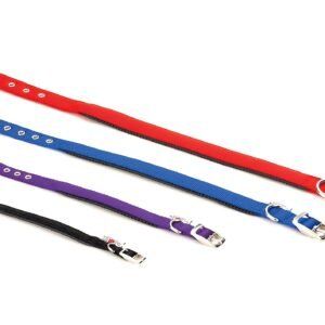 collar de nylon confort 25–30 cm x 1,5 cm | ajustable y resistente para perros pequeños – moly