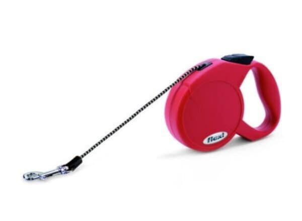 correa extensible flexi new classic m/l 5 m cordón | control y libertad para perros medianos y grandes
