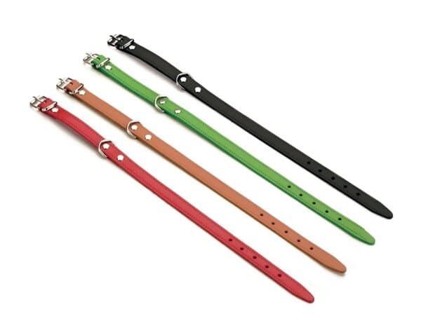 collar cuero liso 70x3,5 cm