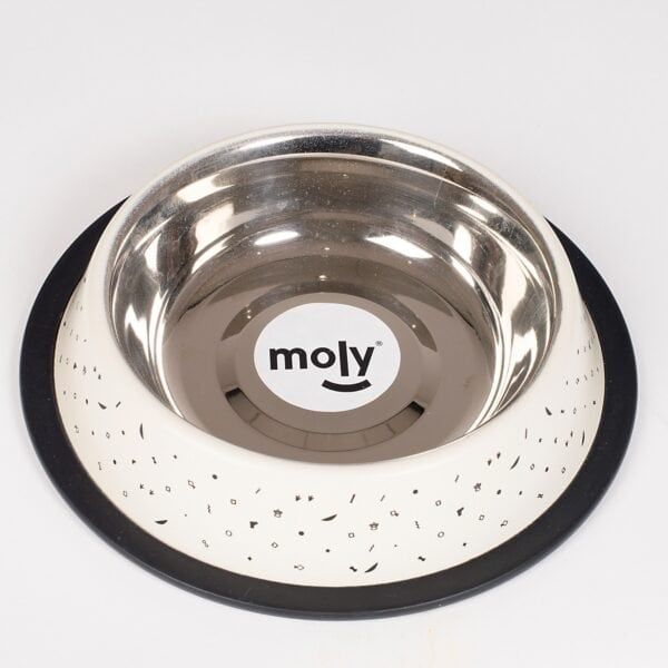comedero acero anti des moly 16 cm 0,55 l
