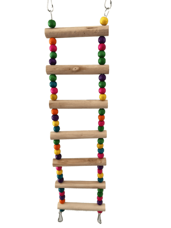 juguete interactivo escalera pasarela madera colores 10x46 cm
