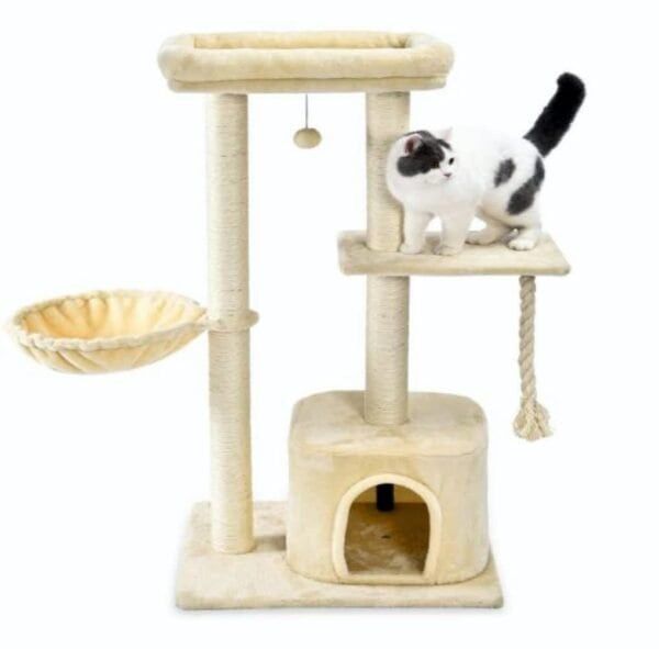 rascador de gato Árbol interactiv high design 121*