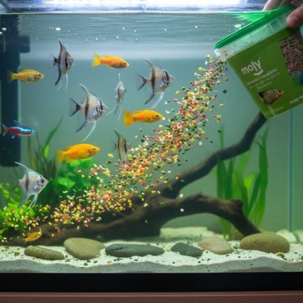 moly goldfish color granulado 75 grms /365 ml