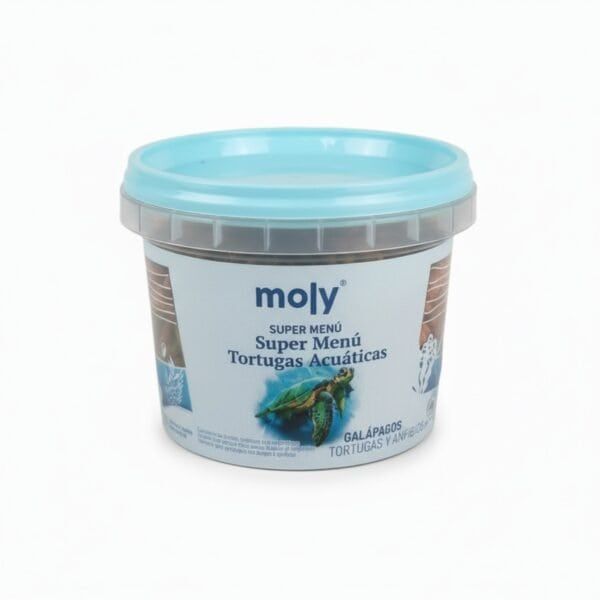 moly menu tortugas 40 gr 120 ml nutrición equilibrada