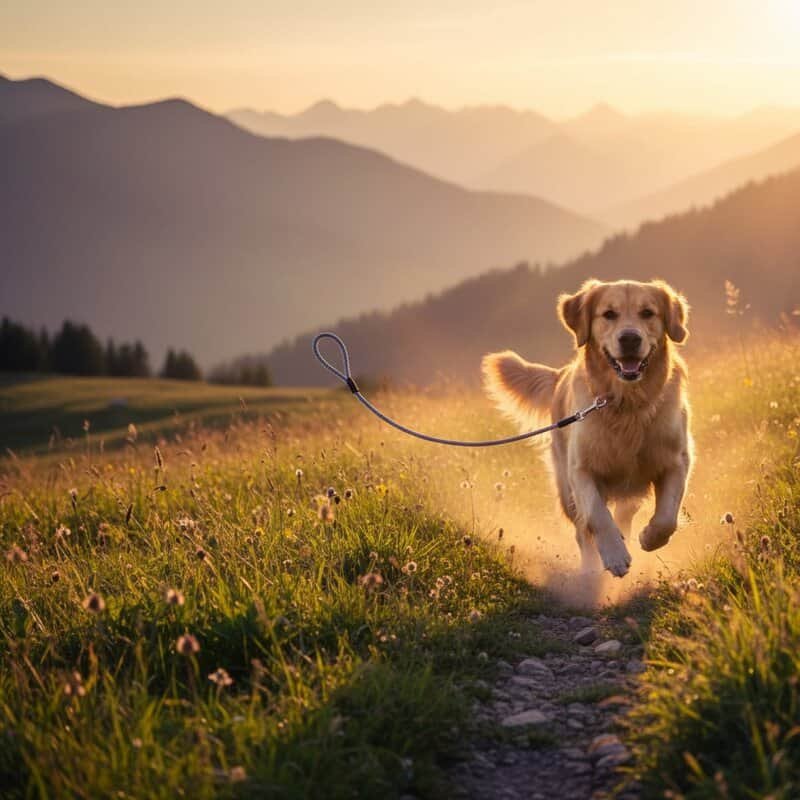 collar y ramal nylon adiestra 120 x 0,80cm