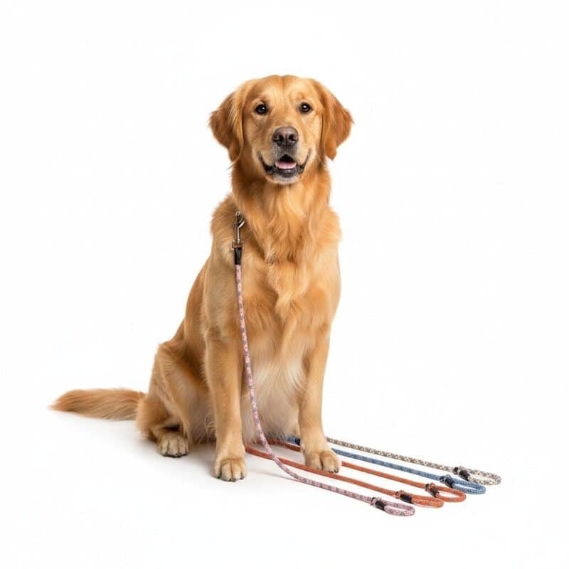 collar y ramal nylon adiestra 120 x 1,30cm