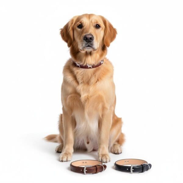 collar cuero perrito 1,9x45 cm