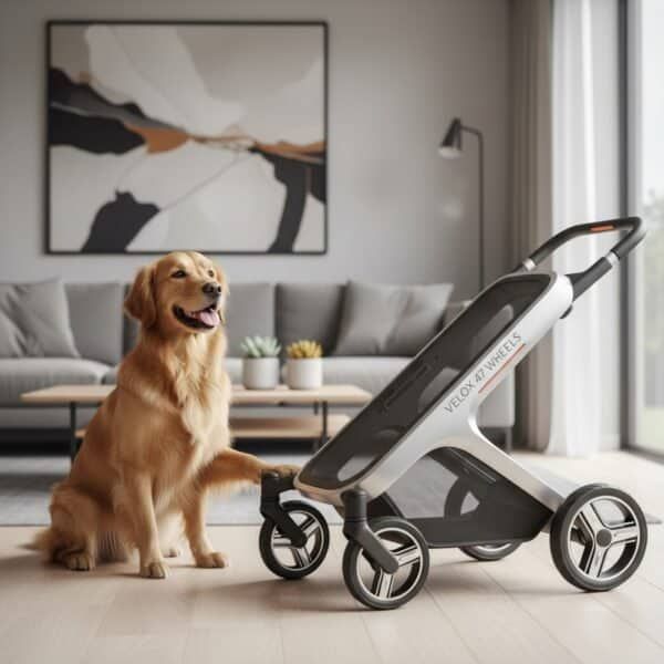 set 4 ruedas giratorias para transportines de perro
