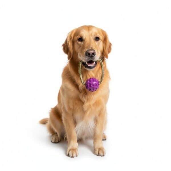 mordedor tpr redondo collection dior pet moly | juguete resistente y elegante para perros