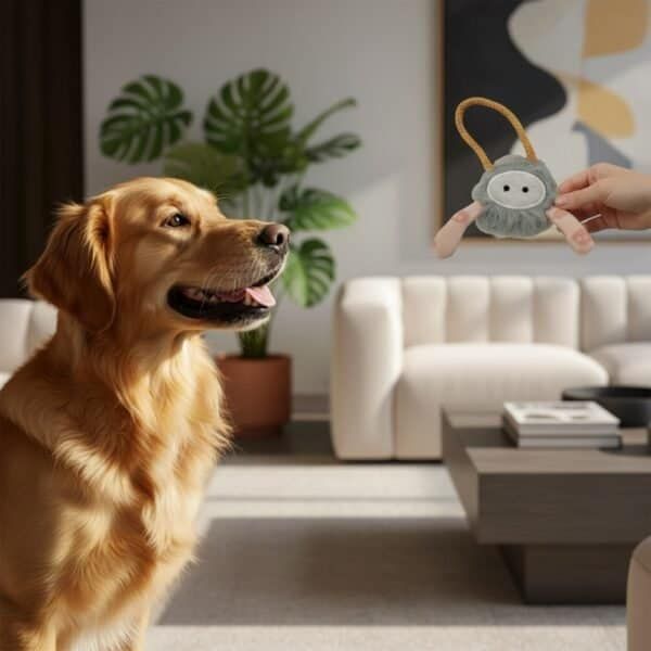 juguete space para perros 10 cm moly | mordedor suave, resistente y perfecto para cachorros