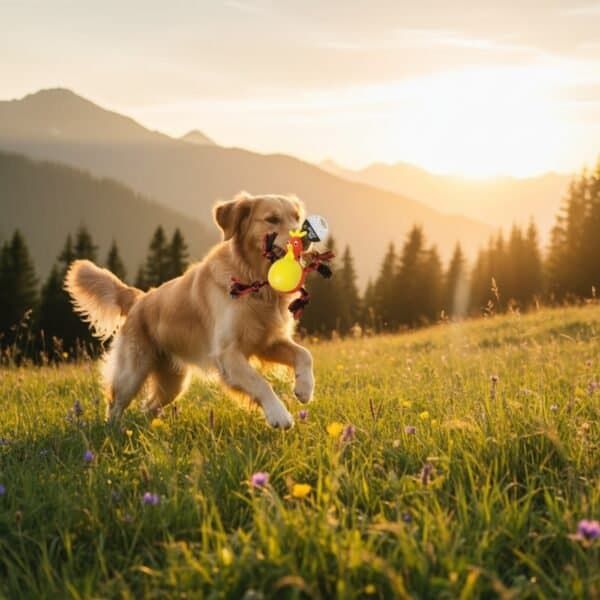 mordedor gallina para perros 21 cm moly | juguete resistente, divertido y estimulante