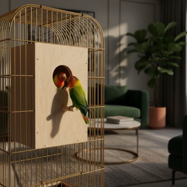 nido agapornis vertical madera 14x14x22 cm