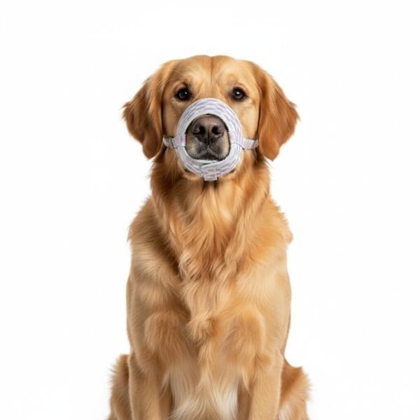 bozal deluxe corazones talla s moly | suave, ajustable y transpirable para perros pequeños
