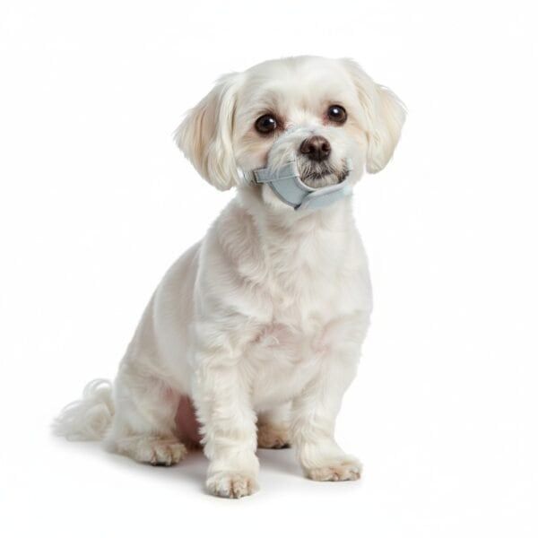 bozal deluxe gaviotas talla s moly | suave, ajustable y transpirable para perros pequeños