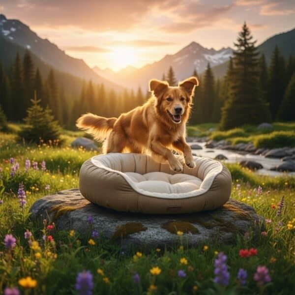 cuna confortable triple uso gato perro
