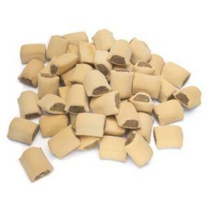 Galletas rellenas de médula para perros, crujientes y nutritivas, en formato de 2 kg.