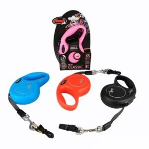 Correa extensible Flexi Classic XS con control y libertad para perros pequeños. Ideal para paseos cómodos y seguros.