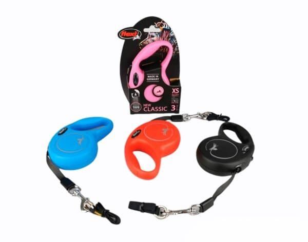 Correa extensible Flexi Classic XS con control y libertad para perros pequeños. Ideal para paseos cómodos y seguros.