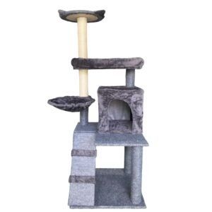 arbol rascador gato modelo paris 49x49x132 cm