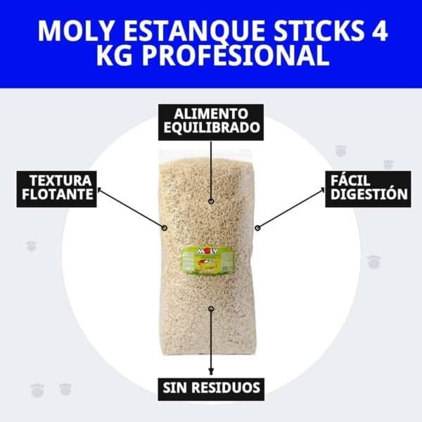 moly estanque sticks 5 kg *profesional*