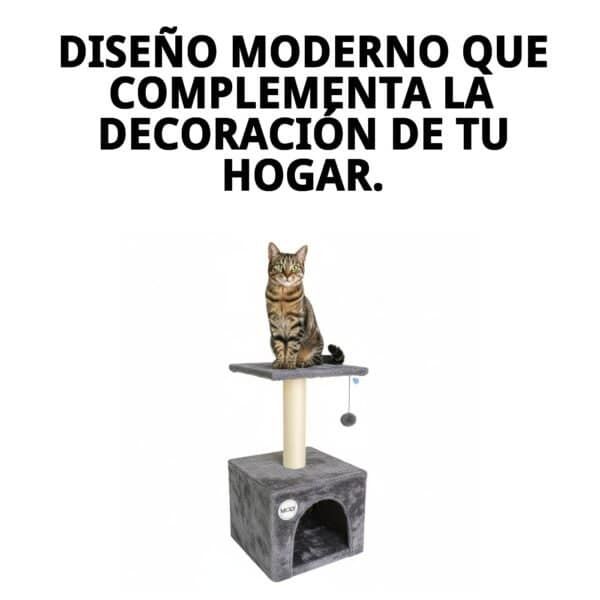 arbol rascador gato modelo lisboa 35*35*62 cm