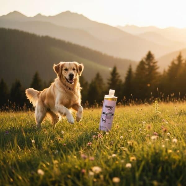 champú uso frecuente 500 ml moly | limpieza suave y diario para todo tipo de perros