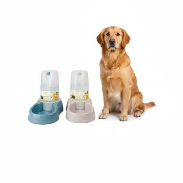 Bebedero para mascotas con capacidad de 6,5 litros, ideal para perros y gatos, fácil de usar y de limpieza.