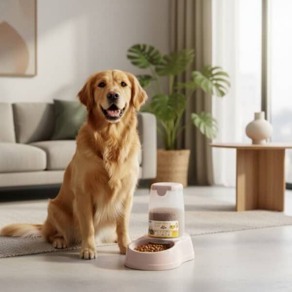 Comedero Break Reserva 1,5L para mascotas, perfecta para perros con capacidad de 1.5 litros, fácil de limpiar y resistente.