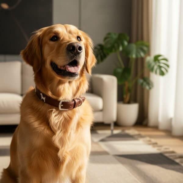 collar cuero perrito 1,9x45 cm