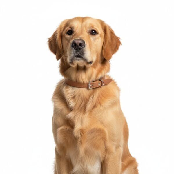 collar cuero liso 70x3,5 cm