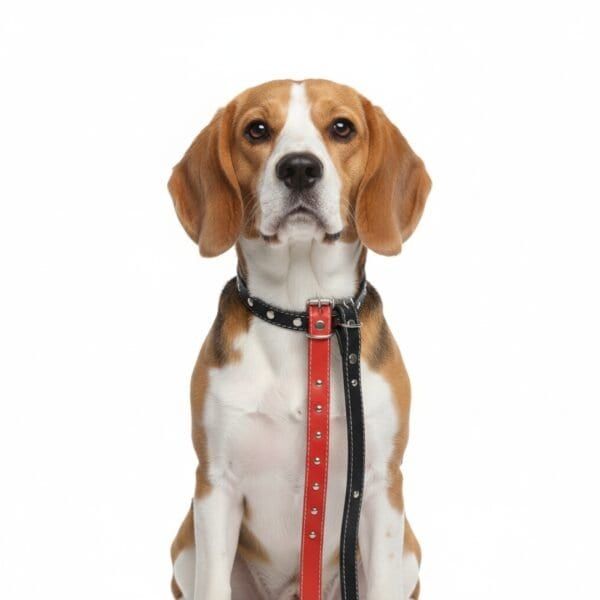 collar cuero liso c/fornitura 45 cm