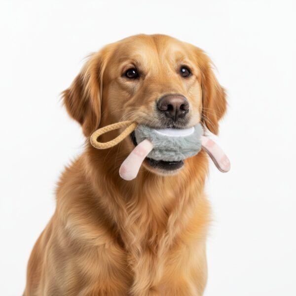 juguete space para perros 10 cm moly | mordedor suave, resistente y perfecto para cachorros